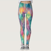 Markierter Marker Name für blass-Regenbogen-Monogr Leggings (Vorderseite)