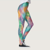 Markierter Marker Name für blass-Regenbogen-Monogr Leggings (Rechts)