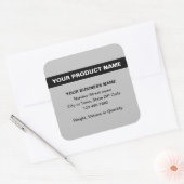 Markierter Produktname auf der Aufkleber für den g (Umschlag)