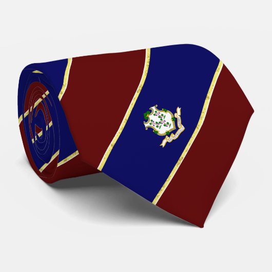 Markierung "Connecticut stripes" Krawatte (Gerollt)