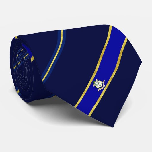 Markierung "Connecticut stripes" Krawatte (Gerollt)