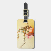 Markierung eines Beutel-Aquarellfarbe Personalisie Gepäckanhänger (Vorderseite vertikal)