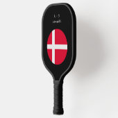 Markierung für benutzerdefinierte Meldung Dänemark Pickleball Schläger (Links)