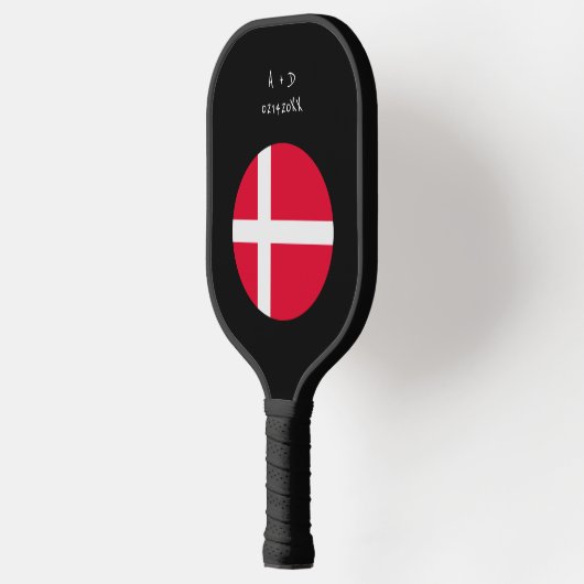 Markierung für benutzerdefinierte Meldung Dänemark Pickleball Schläger (Links)