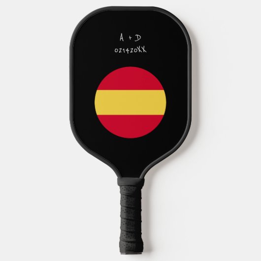 Markierung für benutzerdefinierte Meldung Spanien Pickleball Schläger (Vorderseite)