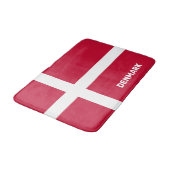 Markierung für benutzerdefinierten Text Dänemark Badematte (Schrägansicht)