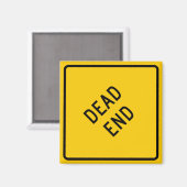 Markierung für das Ende der Autobahn Magnet (Vorderseite/Rückseite)