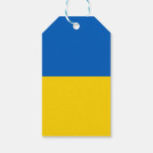 Markierung für das Geschenk der Ukraine Geschenkanhänger (Rückseite)