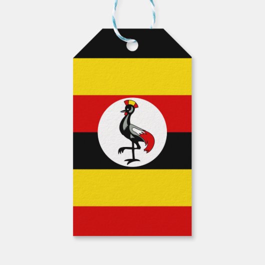 Markierung für das Geschenk von Uganda Geschenkanhänger (Rückseite)
