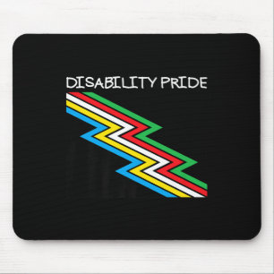 Markierung für den Mit Behinderung Stolz Monat Inv Mousepad
