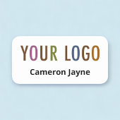 Markierung für den Namen des Mitarbeiters für das Namensschild