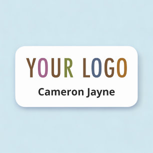 Markierung für den Namen des Mitarbeiters für das  Namensschild