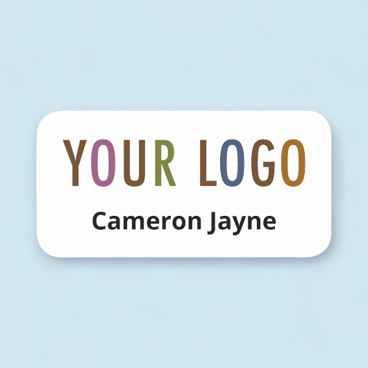 Markierung für den Namen des Mitarbeiters für das Namensschild