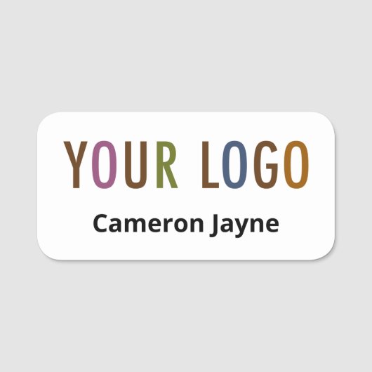 Markierung für den Namen des Mitarbeiters für das Namensschild (Vorderseite)