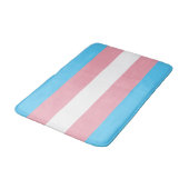 Markierung für den Trans Pride (Transgender Pride) Badematte (Schrägansicht)
