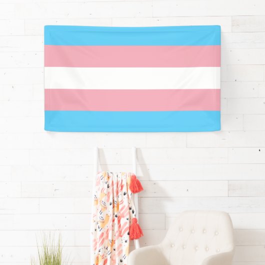 Markierung für den Trans Pride (Transgender Pride) Banner (Insitu)