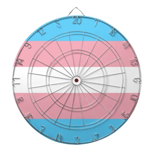 Markierung für den Trans Pride (Transgender Pride) Dartscheibe (vorne)