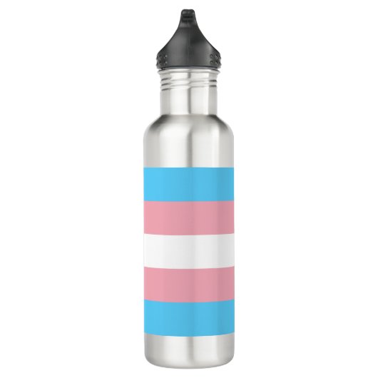 Markierung für den Trans Pride (Transgender Pride) Edelstahlflasche (Rechts)
