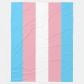 Markierung für den Trans Pride (Transgender Pride) Fleecedecke (Vorderseite)