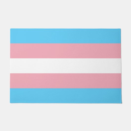 Markierung für den Trans Pride (Transgender Pride) Fußmatte (Vorderseite)