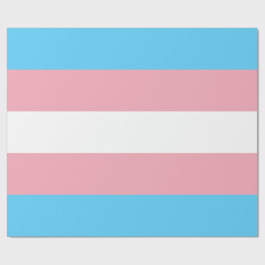 Markierung für den Trans Pride (Transgender Pride) Geschenkpapier (Flach)