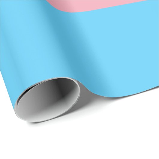 Markierung für den Trans Pride (Transgender Pride) Geschenkpapier (Rolleneckpunkt)