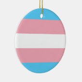 Markierung für den Trans Pride (Transgender Pride) Keramik Ornament (Rechts)