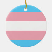 Markierung für den Trans Pride (Transgender Pride) Keramik Ornament (Vorne)