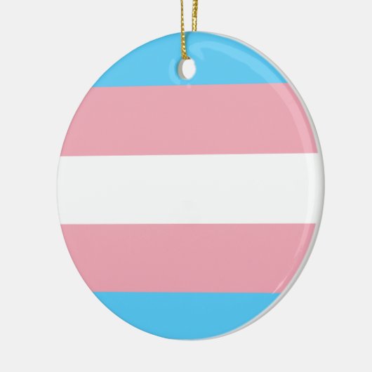 Markierung für den Trans Pride (Transgender Pride) Keramik Ornament (Links)