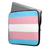 Markierung für den Trans Pride (Transgender Pride) Laptopschutzhülle (Vorderseite Links)