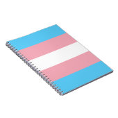 Markierung für den Trans Pride (Transgender Pride) Notizblock (Rechte Seite)