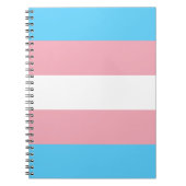Markierung für den Trans Pride (Transgender Pride) Notizblock (Vorderseite)