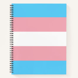Markierung für den Trans Pride (Transgender Pride) Notizblock