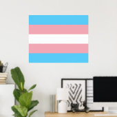 Markierung für den Trans Pride (Transgender Pride) Poster (Heimbüro)
