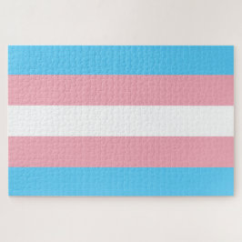 Markierung für den Trans Pride (Transgender Pride) Puzzle