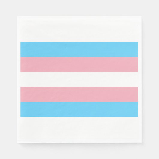 Markierung für den Trans Pride (Transgender Pride) Serviette (Vorderseite)