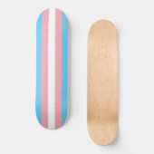 Markierung für den Trans Pride (Transgender Pride) Skateboard (Vorderseite)