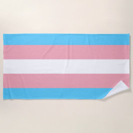 Markierung für den Trans Pride (Transgender Pride) Strandtuch
