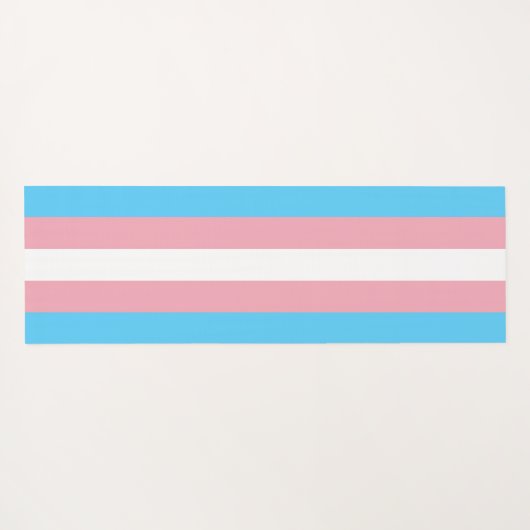 Markierung für den Trans Pride (Transgender Pride) Yogamatte (Rückseite (Horizontal))