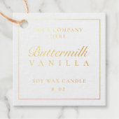 Markierung für die Markierung für das Branding des Geschenkanhänger (Vorderseite)