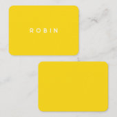 Markierung für Hochzeitsplatz - gelbe Zitronen Platzkarte (Vorne/Hinten)