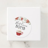 Markierung für Hot-Chocolate-Bomben Geschenkanhänger (Beispiel)