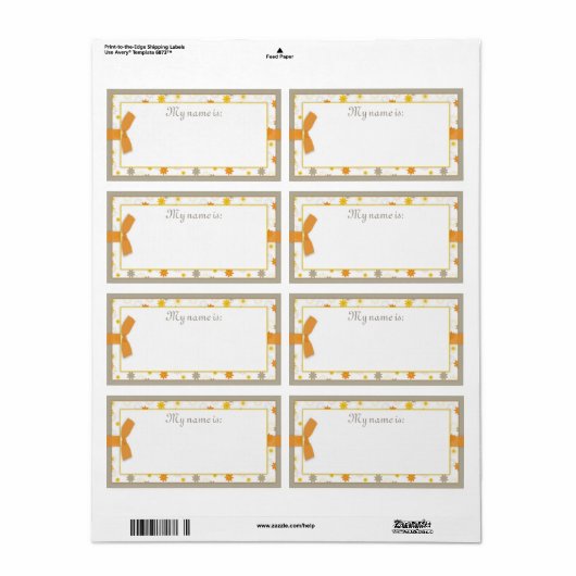 Markierung für Joy (Vorne)