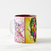 Markierunganime-Tasse Zweifarbige Tasse (Vorderseite Links)