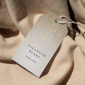 Markierungen für Golden Rain Custom Business oder  Geschenkanhänger