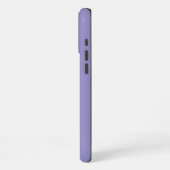Markierungen für hellviolette Monogramme iPhone Hülle (Linke Seite)