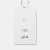 Markierungen für Wasserfarben Streifen Geschenkanhänger (Vorderseite)