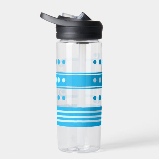 Markierungen mit Streifen blau hinzufügen Trinkflasche (Rechts)