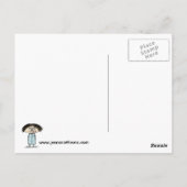 "Markierungs-Mama-" lustiger Cartoon Postkarte (Rückseite)