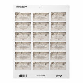 Markierungsleuchten für Mason-Glas-Adressetiketten Adressaufkleber (Vorne)